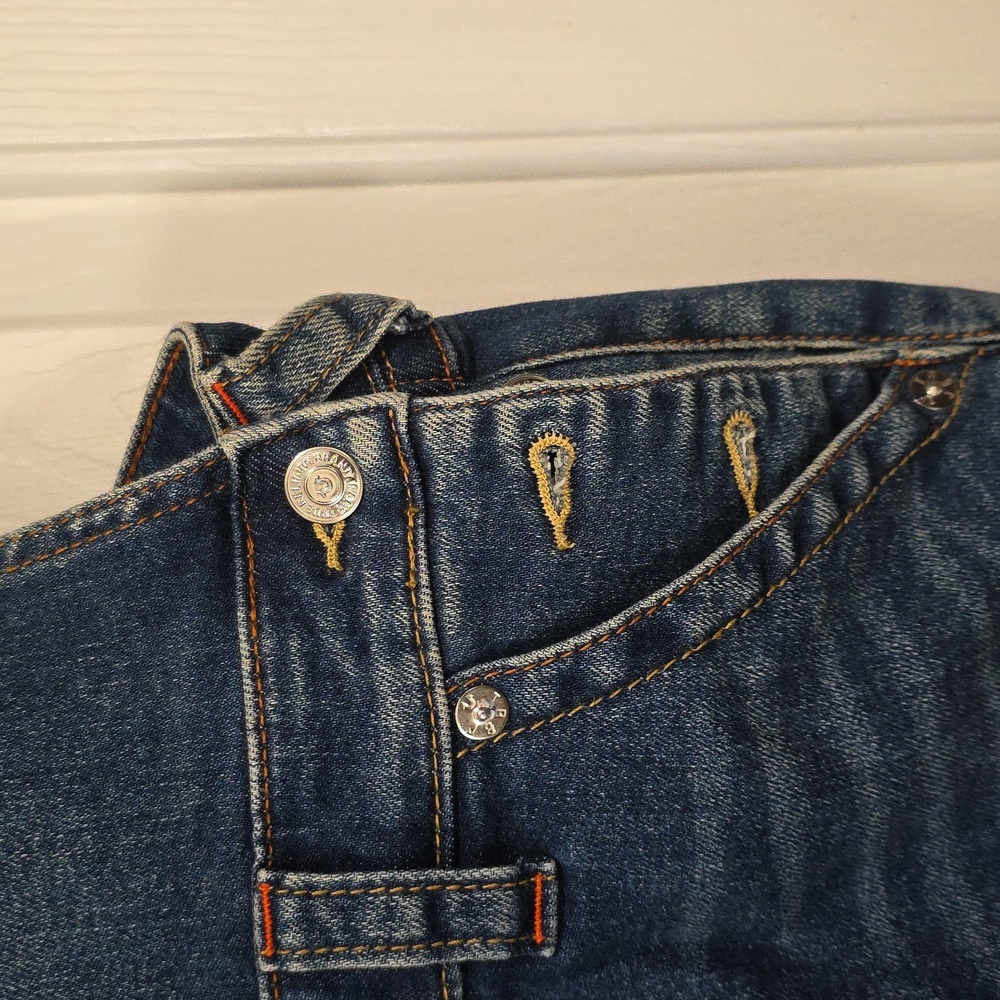 True Religion Dark Blue Denim Overalls - Picture 7 of 13